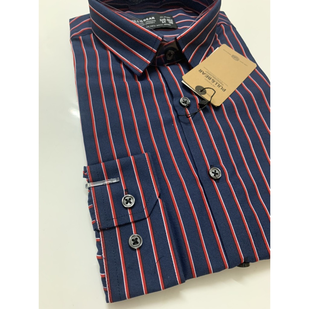 Aó Sơ Mi Nam Kẻ Sọc Dài Tay Màu Than Chất vải Cotton Cao Cấp Mềm Mại Thấm Hút Mồ Hôi | BigBuy360 - bigbuy360.vn