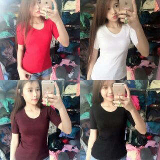 💞Áo thun tay lửng thun gân và thun trơn💏