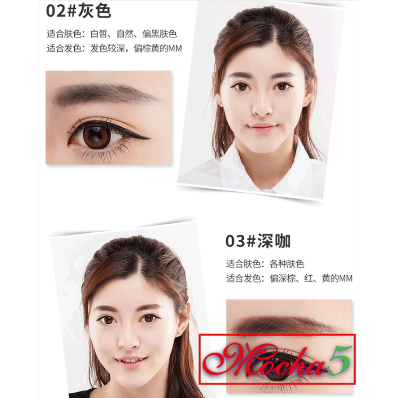 Chì kẻ mày MAYCREATE 2 đầu dễ kể chống nước, chống lem | BigBuy360 - bigbuy360.vn