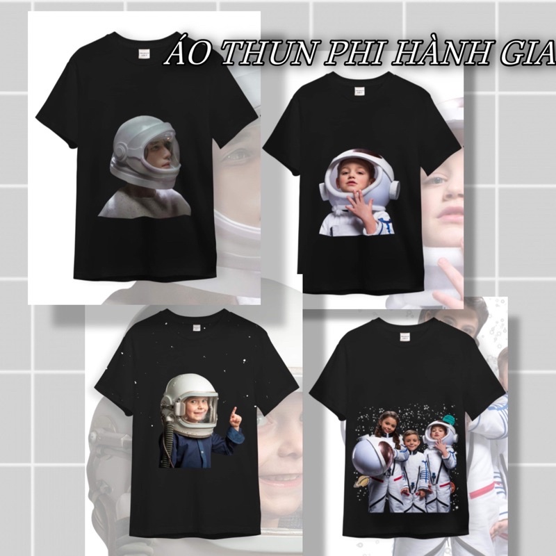 Áo ADLV Thun Cotton CAO CẤP   - 4 MẪU PHI HÀNH GIA