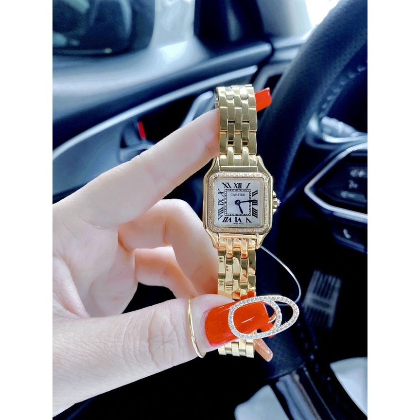 Đồng hồ nữ CATIER PANTHÈRE DE GOLD- 26mm- máy Japan core- Bảo hành 24 tháng