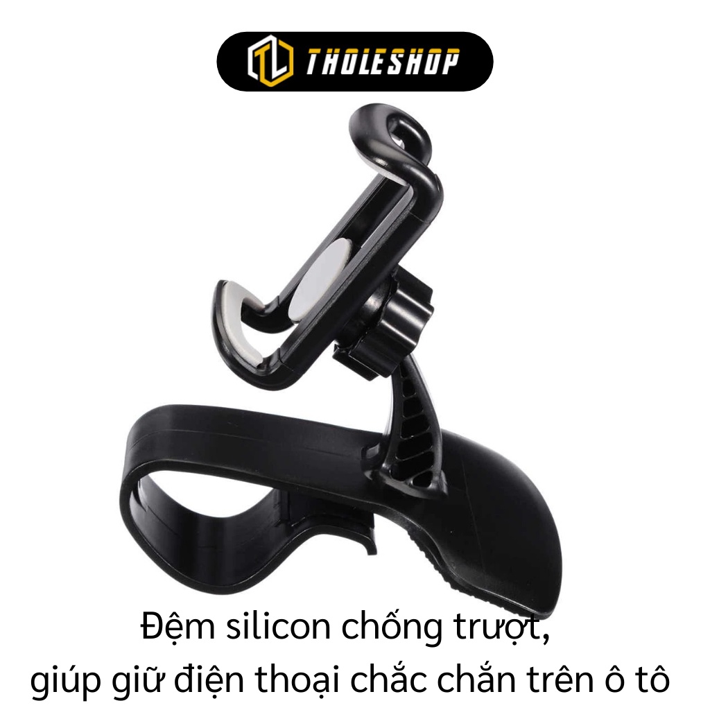 Giá Đỡ Điện Thoại - Giá Đỡ Điện Thoại Trên Ô Tô Có Đế Kẹp Silicon, Xoay 360 Độ 6260