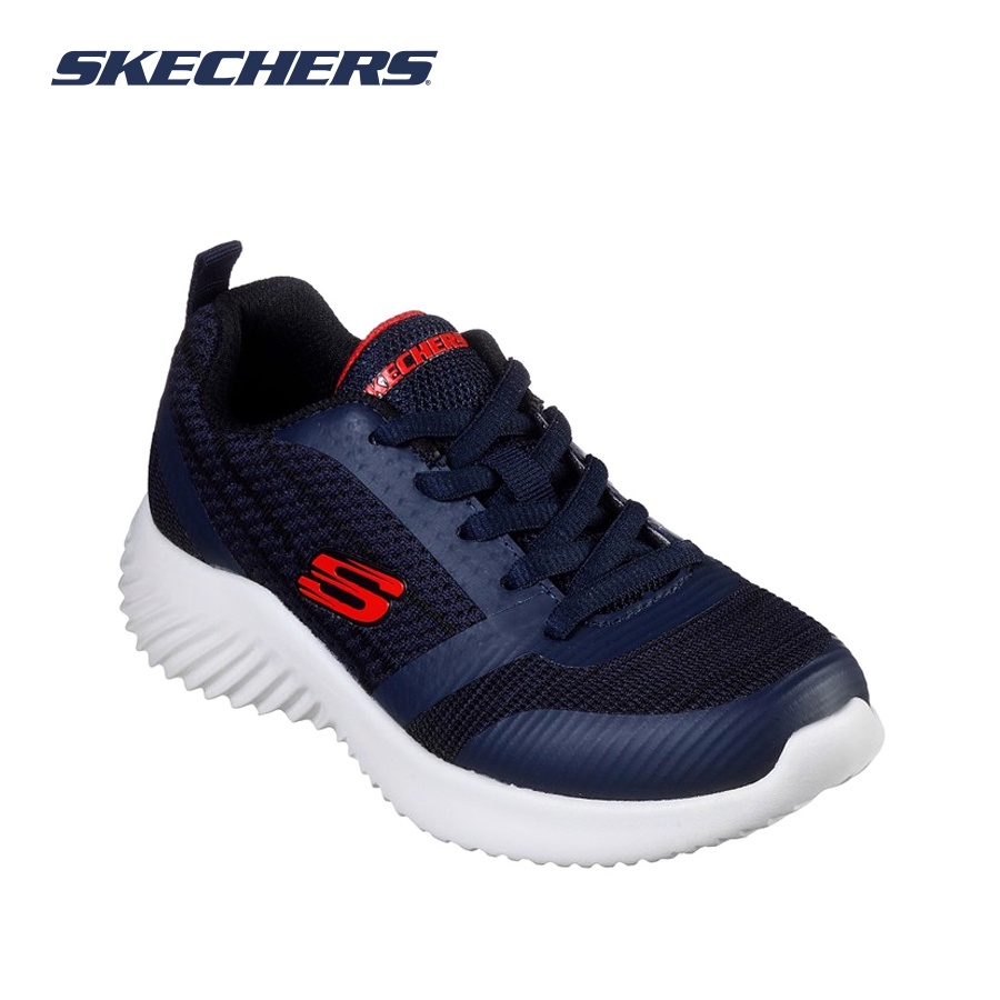 Giày sneaker bé trai Skechers Bounder - 98303L-NVBK