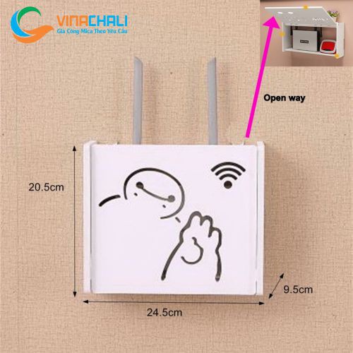 Kệ Để Model Wifi Treo Tường Loại Bé