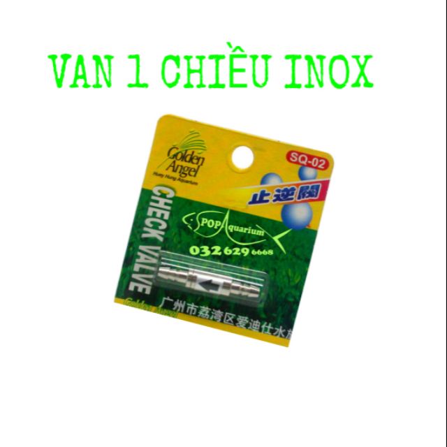 Van 1 chiều inox