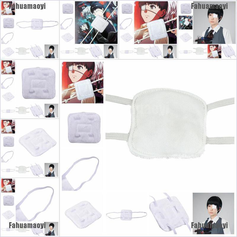 Miếng bịt mắt màu trắng thiết kế hóa trang Kaneki Ken Tokyo Ghoul phong cách Nhật Bản