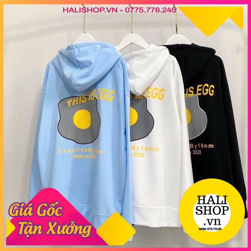 Áo khoác nỉ ngoại in hình Trứng Ốp Lá EGG - This is EGG