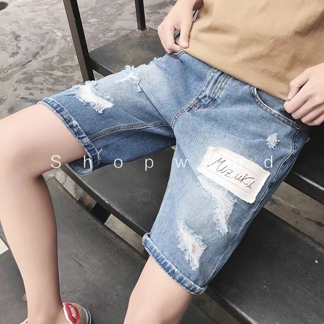 Quần Sort Jean Unisex Quảng Châu