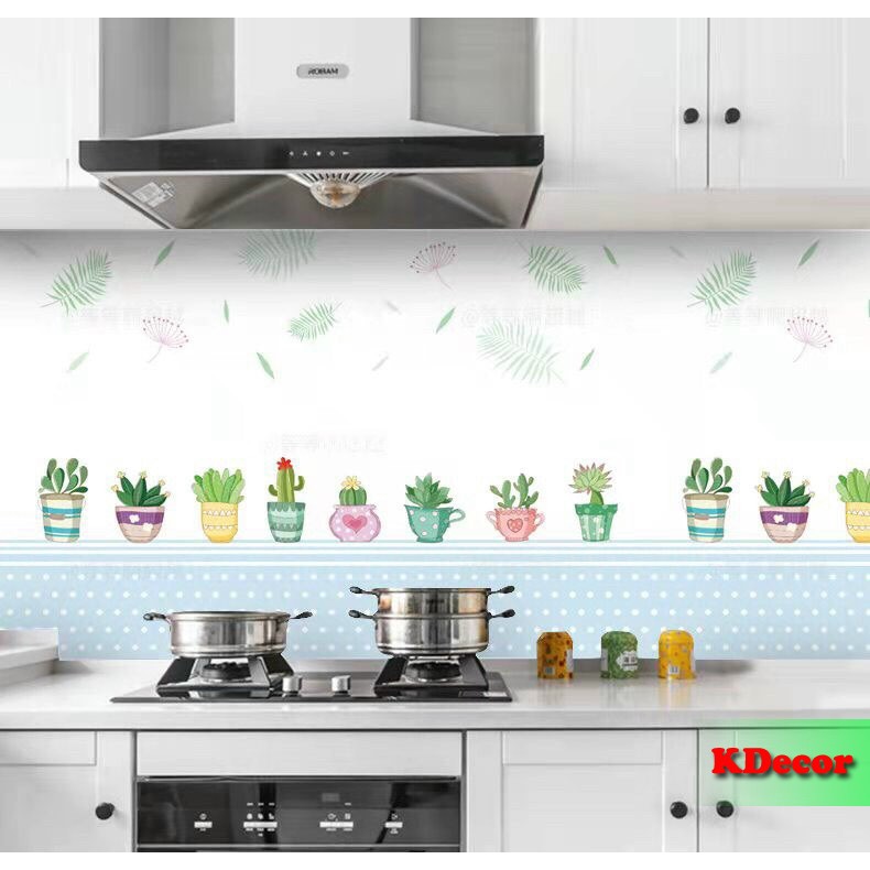 [SALE] 3 mét Decal dán bếp, giấy dán bếp chịu nhiệt khổ 60cm | BigBuy360 - bigbuy360.vn