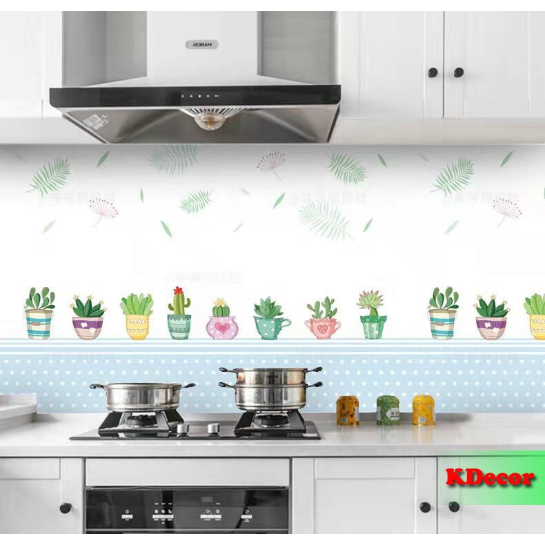 [SALE] 3 mét Decal dán bếp, giấy dán bếp tráng nhôm chịu nhiệt khổ 60cm