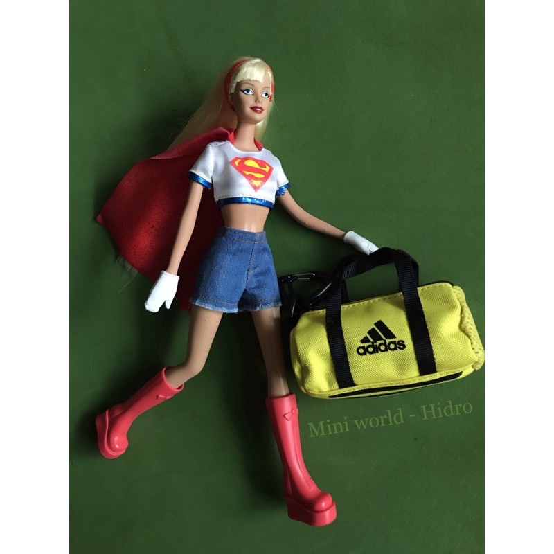 [Mã TOYDEC hoàn 20K xu đơn 50K] Móc khoá Adidas ô tô túi xách xuất dư dùng được cho búp bê 1/6 Barbie Ken ani animator