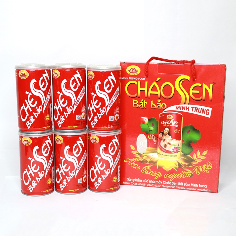 Chè sen bát bảo Minh Trung combo 12 lon - CHESENBATBAO 12