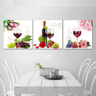 Tranh Phòng Ăn - Tranh treo Phòng Bếp - 5 mẫu tranh treo phòng ăn 3D hiện đại