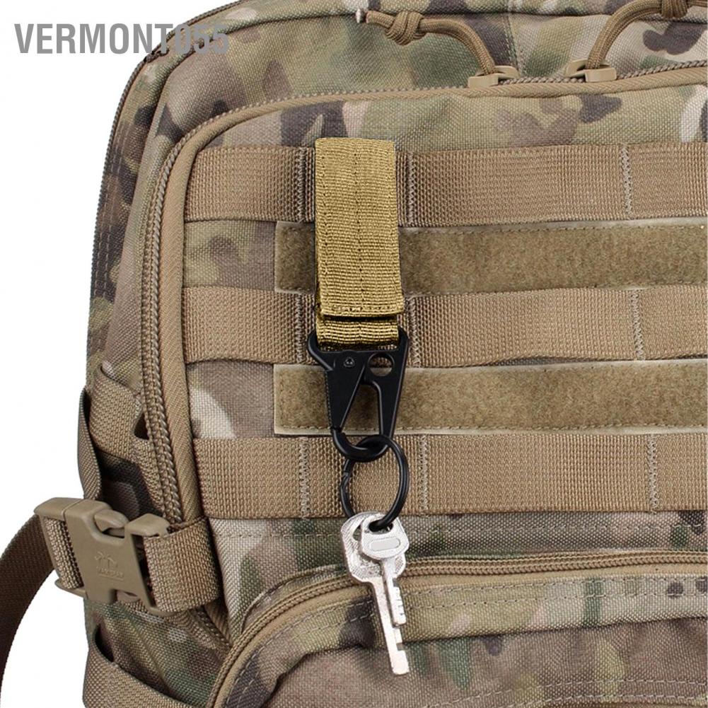 Có thể bán buôn Móc carabiner có dây đai treo móc khóa tiện dụng ngoài trời vermont055 Hàng giao ngay