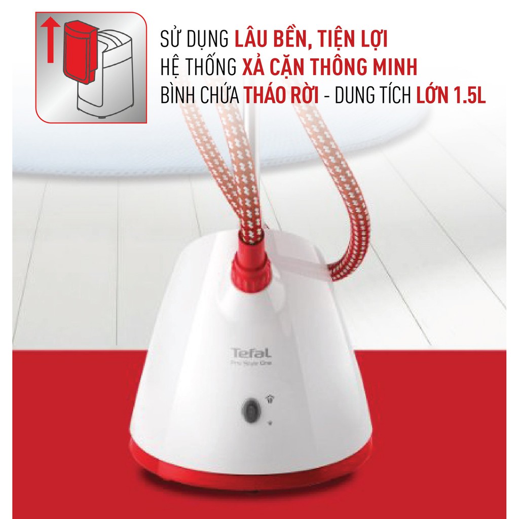 [Mã ELTF12 giảm 10% đơn 500K] Bàn ủi hơi nước đứng Tefal - IT2440E0