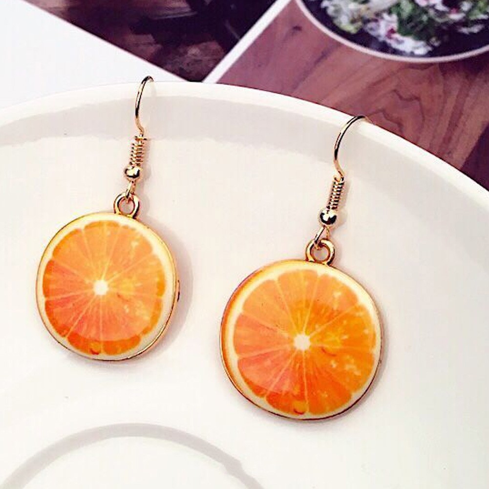 Khuyên tai họa tiết trái cây xinh xắn thời trang