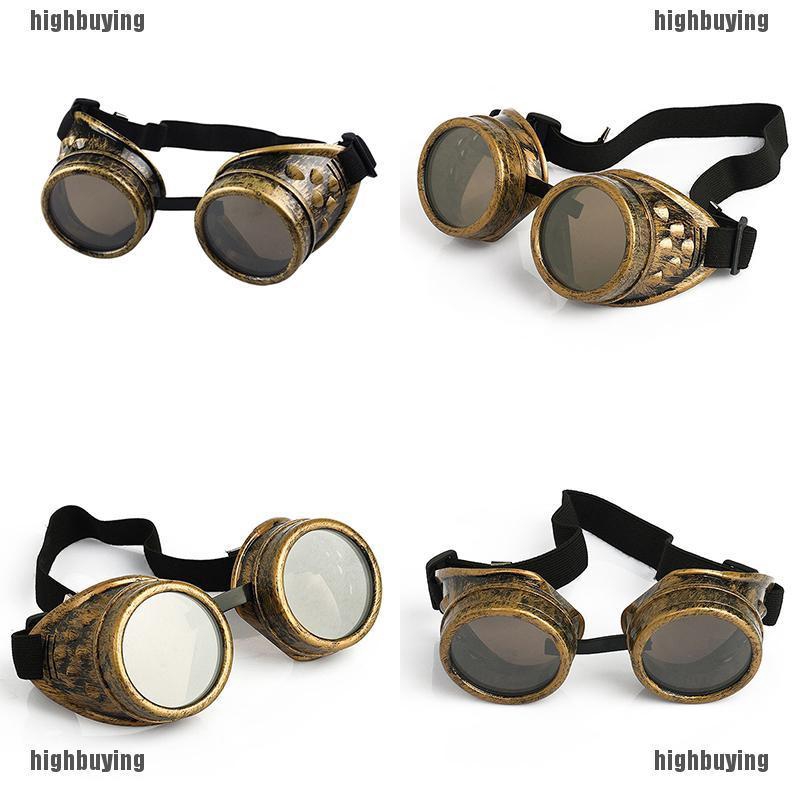 Kính gọng kim loại thời trang vintage phong cách Steampunk