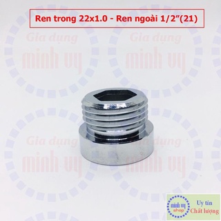  Khớp chuyển ren 22x1.0 3/4"(27) ra ren 1/2" (21mm)