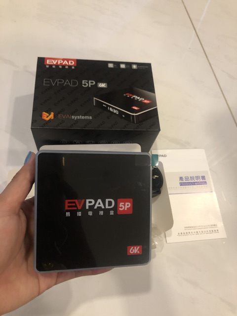 Đầu thu TiVi UBOX TIVI + Kênh Truyền Hình Hàn Quốc - EVPAD 5P - 6K BOX