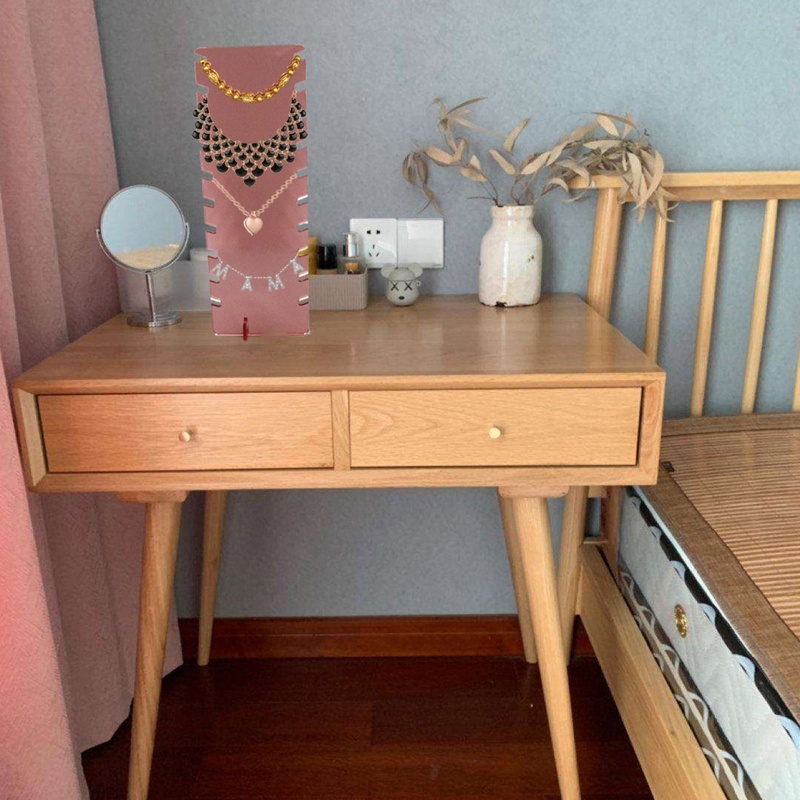 Giá Đỡ Trưng Bày Trang Sức Bằng Nhựa Màu Vàng Hồng Sang Trọng