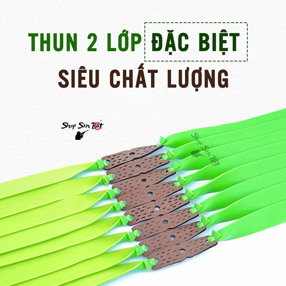 [Hàng Chuẩn] Dây ná cao su 2 lớp cao cấp, thun ná cao su 2 lớp siêu cấp cho lực đều và đẹp mắt