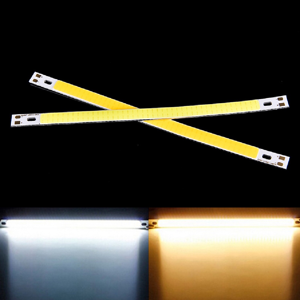 1 Dải Đèn LED COB Năng Lượng Cao 10W 1000LM Ánh Sáng Trắng Ấm 20 * 1CM 12-14V