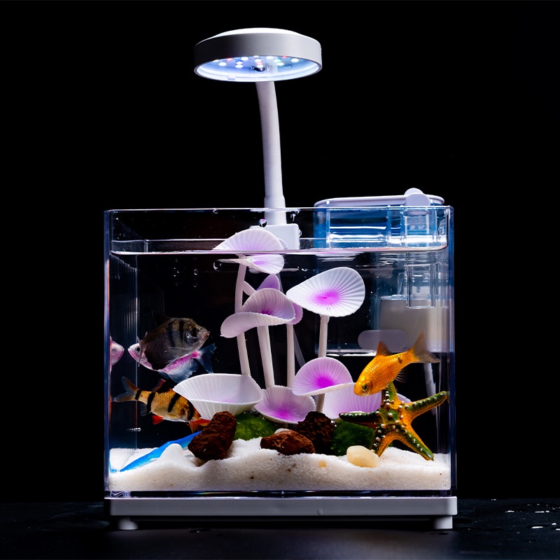 San Hô Giả Bằng Lụa Nhựa Mềm Dùng Trang Trí Bể Cá