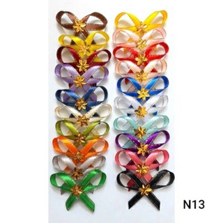 Nơ lụa 5cm /túi 10 nơ / màu ngẫu nhiên
