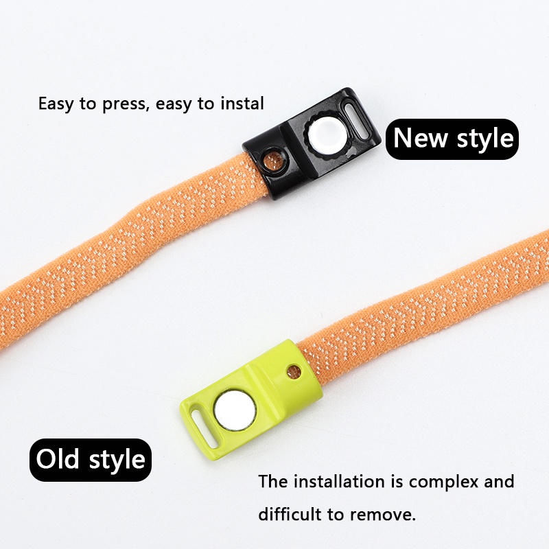 1 Cặp Dây Giày Đàn Hồi Khóa Nam Châm Không Cần Buộc Một Kích Thước Phù Hợp Với Mọi Loại Giày