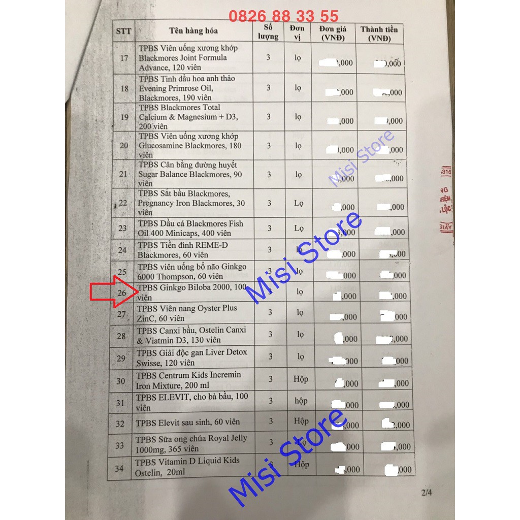 (date 2024) Viên uống bổ não Ginkgo Biloba 2000mg Healthy Care, 100 viên | BigBuy360 - bigbuy360.vn