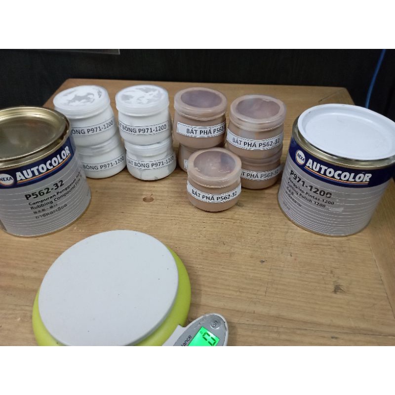 Bát phá xước sơn, bát phá đánh bóng sơn ô tô Autocolor P562-32, P971-1200 hoặc All in One