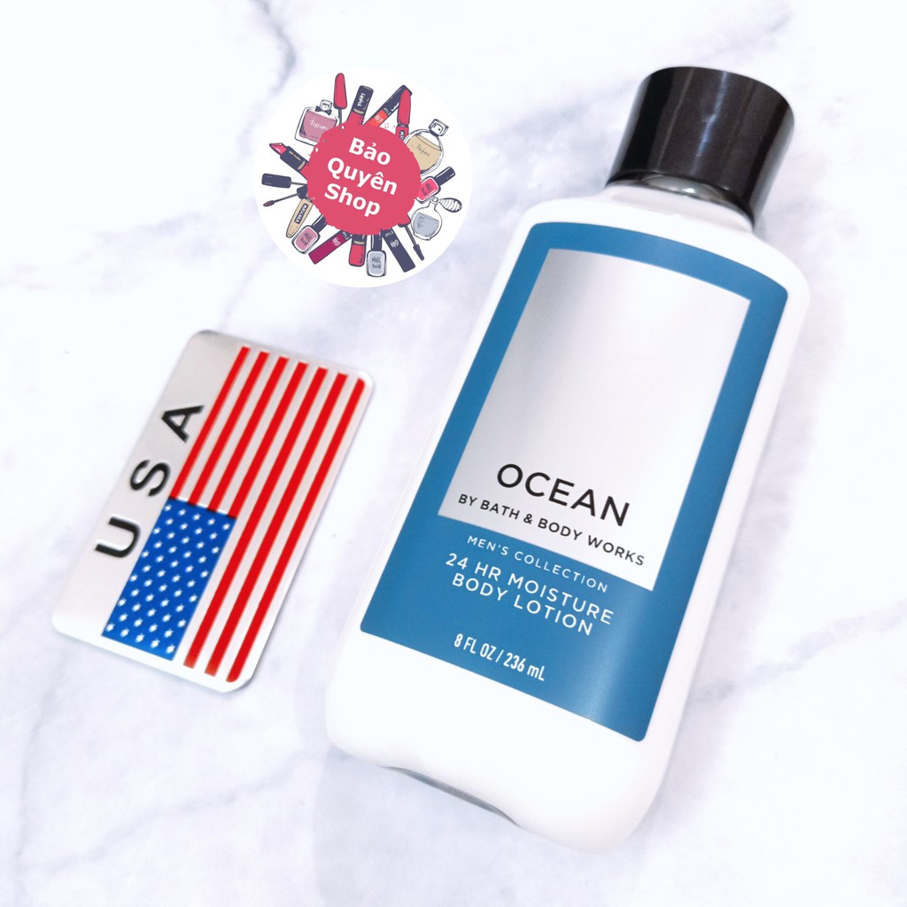 Lotion dưỡng thể cho nam giới Bath & Body Works - Ocean Men's Collection 236mL