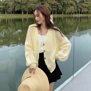 [ORDER TAOBAO] Áo khoác len mỏng Cardigan Thu Đông🍁