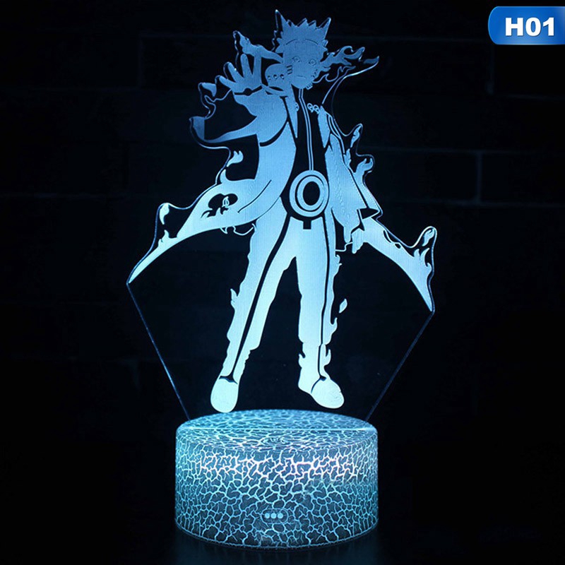 Đèn ngủ chiếu sáng họa tiết dragon ball 3d độc đáo trang trí nội thất