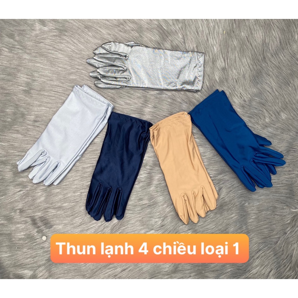 Combo 5 đôi găng thun lạnh 4 chiều , cao cấp loại1, có 2 mẫu bông và màu trơn ,giao nhiều màu ngẫu nhiên , ảnh thật