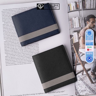 [DA THẬT] Ví nam mini, ví da nam cao cấp Cosmos da nhập khẩu - thời trang OLUX - sản phẩm full box