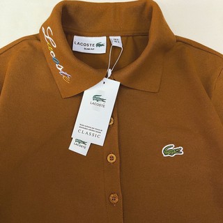 Áo polo L.a.c.o.s.t.e cổ thêu
