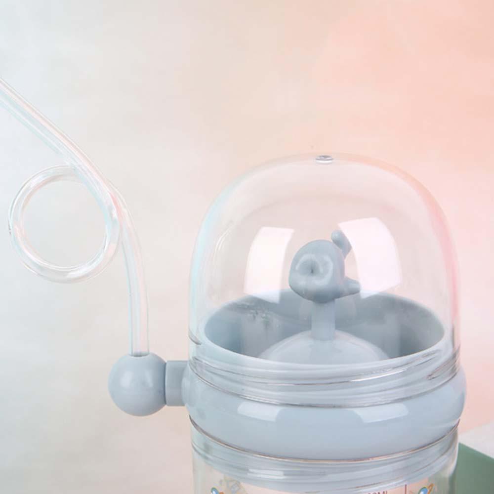 Bình Nước Hình Cá Voi Hoạt Hình Vui Nhộn Kèm Ống Hút Tiện Dụng Cho Bé