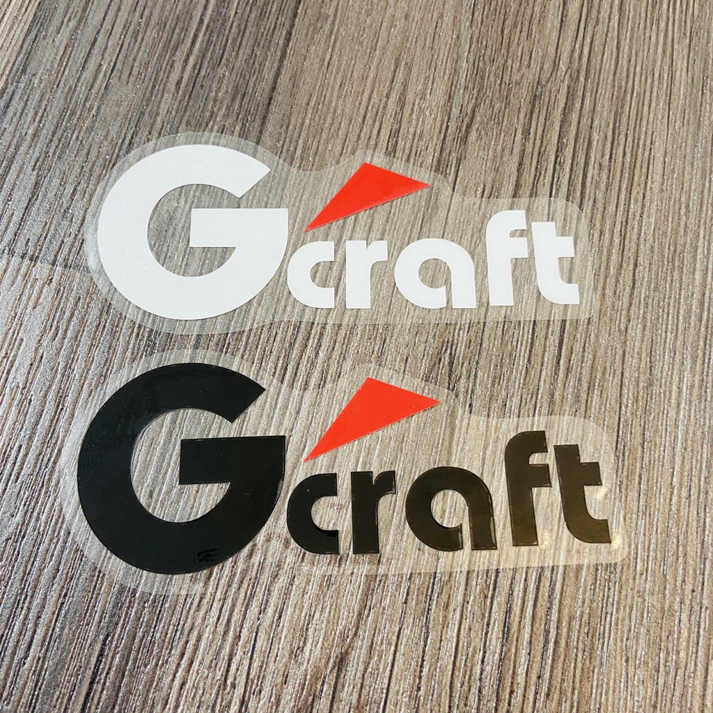 ( Chữ GCRAFT ) Tem ghép chữ GCRAFT dán trang trí ốp pô e, dán gắp, nặt nạ, trang trí xe máy