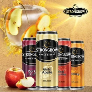 Nước ép táo lên men Strongbow lon cao 330ml