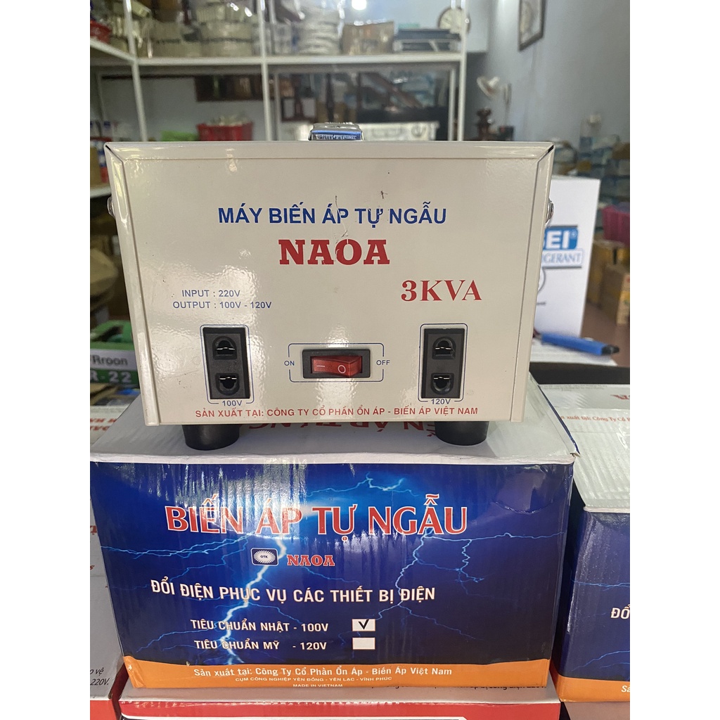 Bộ Đổi nguồn NAOA (₫ổi điện áp 220v sang 110v) 3000VA