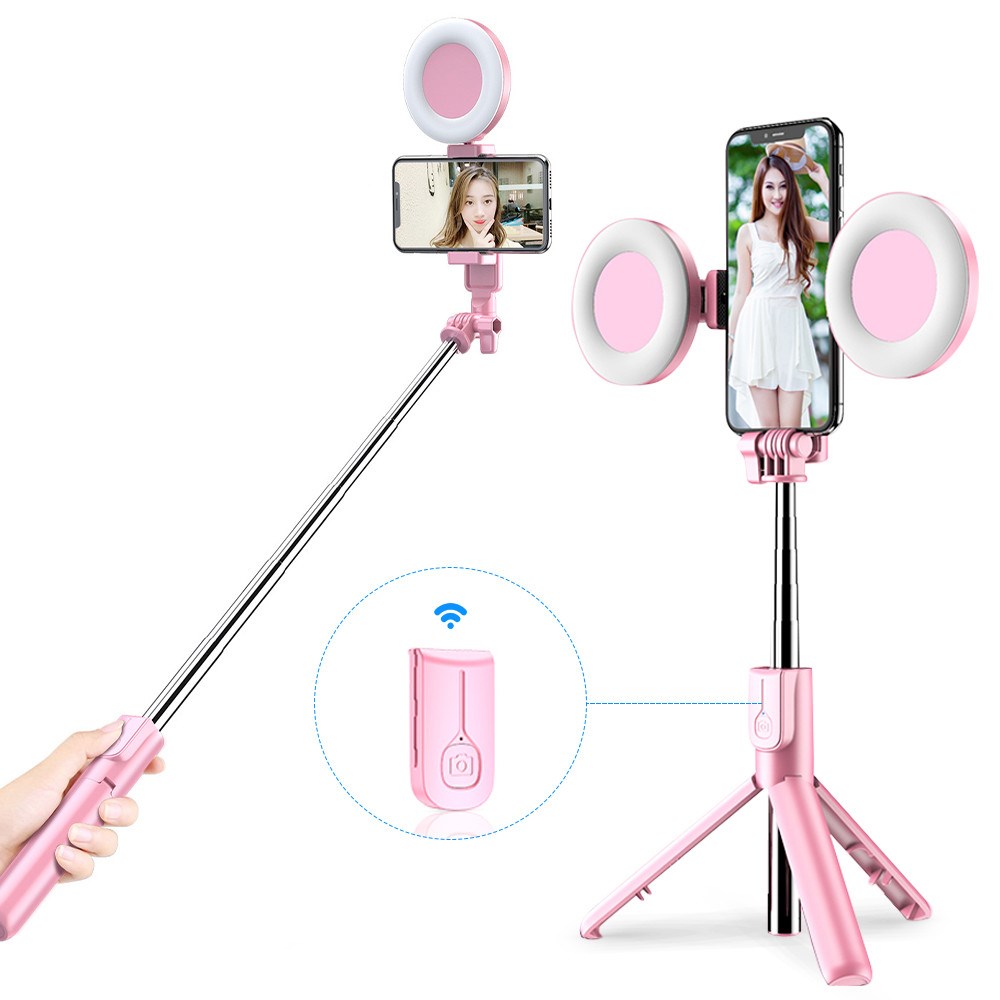 Gậy Chụp Ảnh J861 Có Đèn Kết Nối Bluetooth Đa Năng | BigBuy360 - bigbuy360.vn