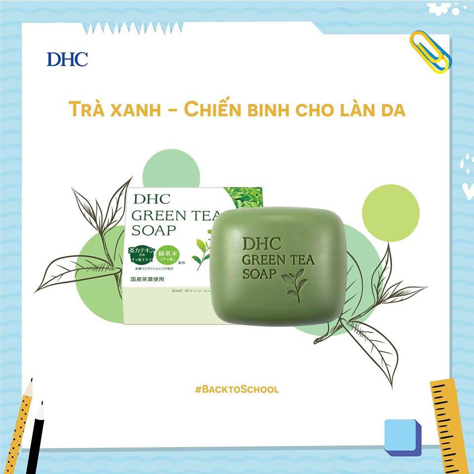 XÀ PHÒNG DHC GREEN TEA SOAP