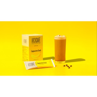 [HSD: 12/2021] Cà phê Cappuccino Chuối - Cafe hoà tan Archcafé (hộp 12 gói x 20g)
