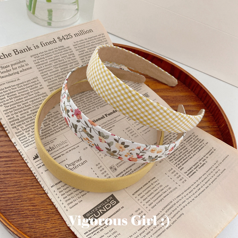 iF YOU INS Băng đô Hàn Quốc Hoa Headband Con Gái Băng đô Rửa Mặt Thời Trang Phụ Kiện Tóc