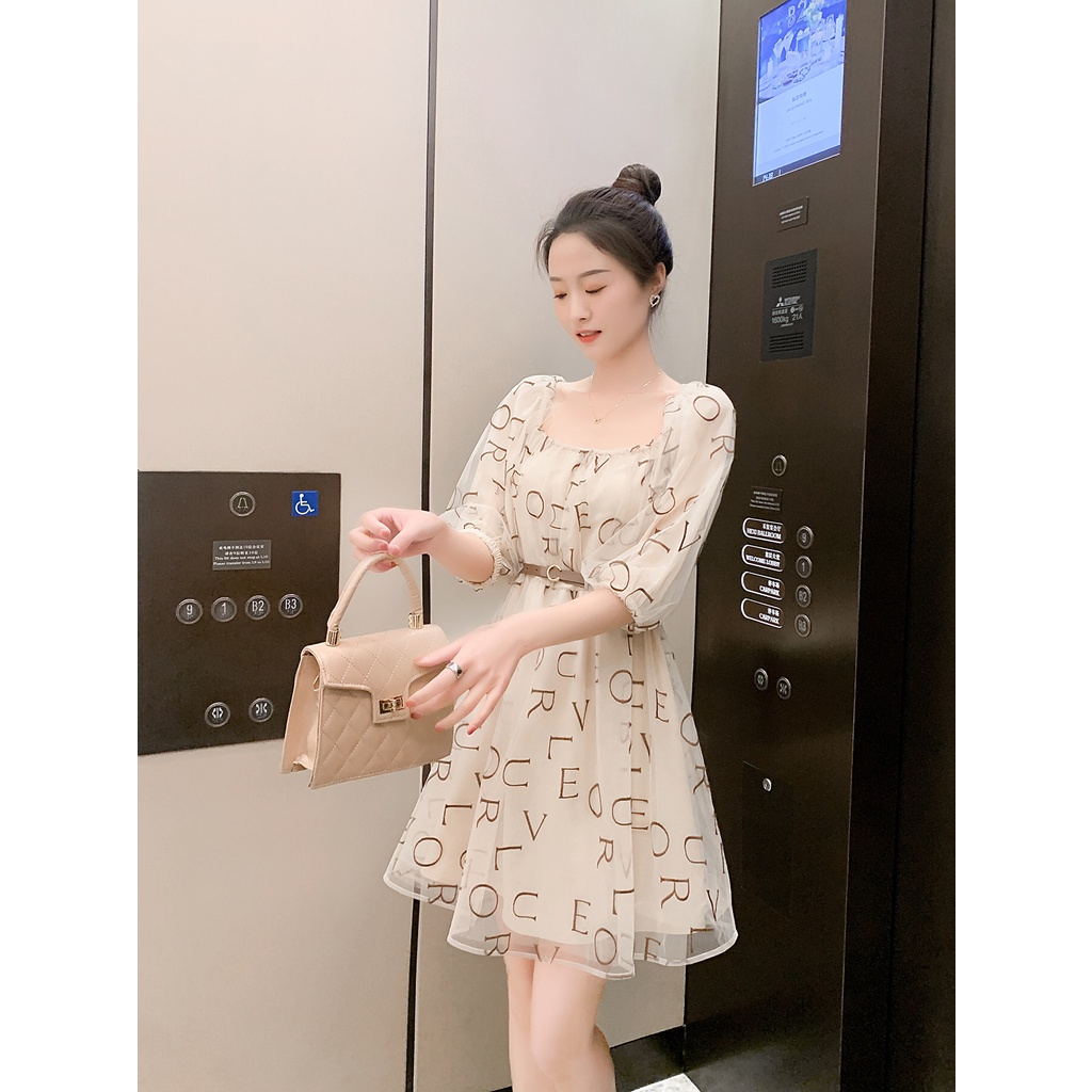 Đầm Hoa Thời Trang Mùa Hè Hàn Quốc Dành Cho Nữ
