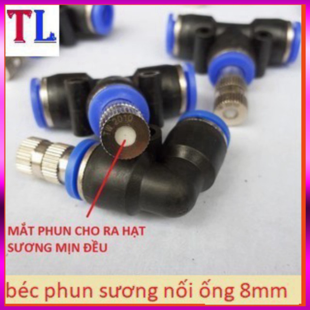 [GIÁ TỐT]  bộ 10 Béc phun sương inox