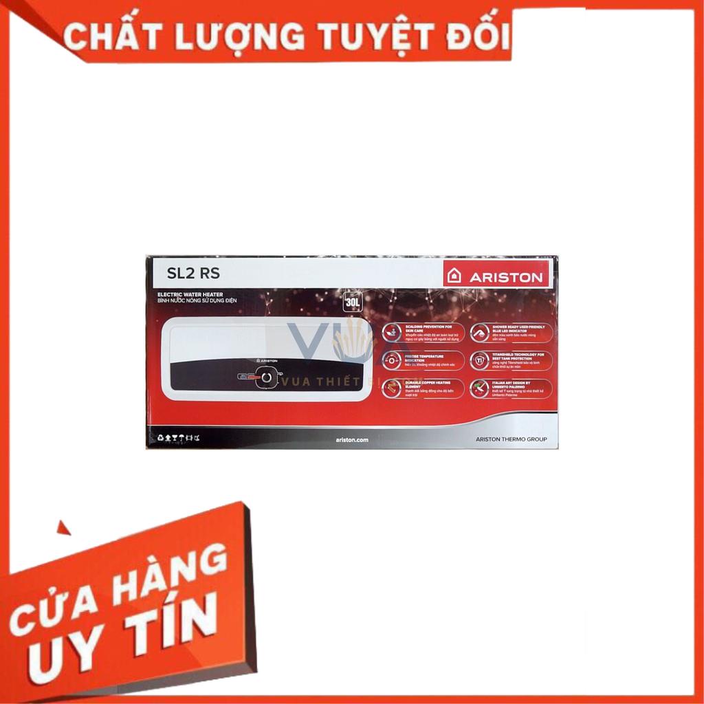 BÌNH NÓNG LẠNH GIÁN TIẾP ARISTON SLIM2 RS 30 LÍT - SL2 30RS CHÍNH HÃNG-MÁY NƯỚC NÓNG