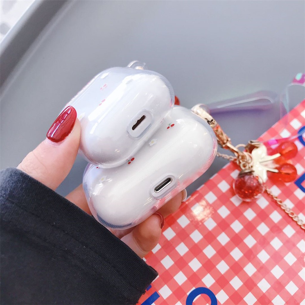 iPhone AirPods Pro AirPods 1 AirPods 2 Hộp đựng hình ảnh hoạt hình trong suốt