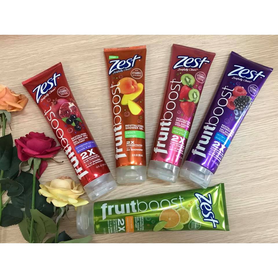 Sữa tắm ZEST - Fruitboost shower gel 295ml